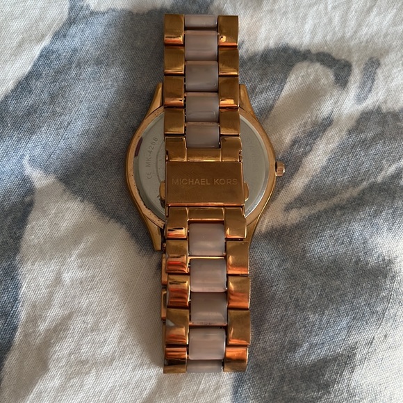 Michael Kors Runway MK4288 Women's Two Tone Stainless Steel Analog Watch - Picture 6 of 6